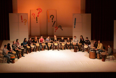 Zimska produkcija bobnarjev Plesne izbe Maribor