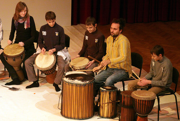 Zimska produkcija bobnarjev Plesne izbe Maribor