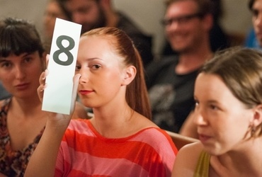 OŽULJENI JEZIK: PESNIŠKI SLAM <em>Foto: MKC Črka/ Janez Klenovšek</em>