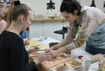 Lončarski party z Nino in Evo 