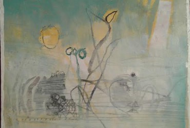 Liričnost barv na platnu <em>Foto: Zlatko Kavčič Svetina</em>