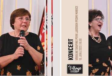 Koncert vokalne skupine pevk ljudskih pesmi Marice <em>Foto: Slavko Rajh</em>