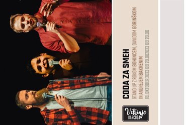 Coda za smeh - stand up z Bohincem, Gorinškom in Bakrenim