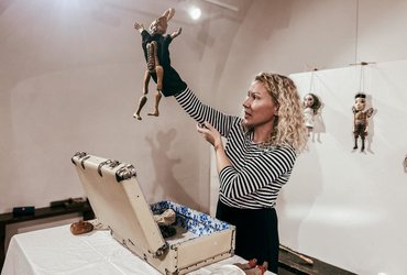 Igriva in iskriva delavnica lutk s Petro Kavaš <em>Foto: Zavod Mars Maribor</em>