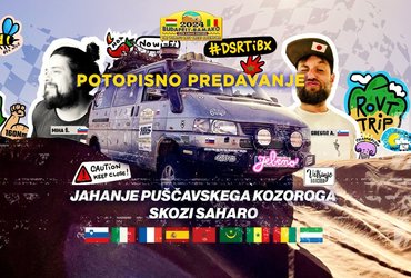 Jahanje puščavskega kozoroga skozi Saharo