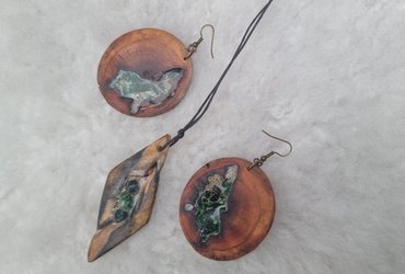 Leseni obeski z Vesno Živković