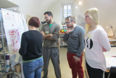 Brezplačni prikazi grafičnih tehnik <em>Foto: Društvo Hiša!</em>