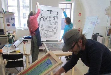 Brezplačni prikazi grafičnih tehnik <em>Foto: Društvo Hiša!</em>