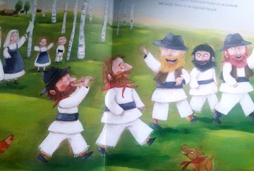 ČITALNICA NA DVORIŠČU:BUTORAJSKA KOZA, SLOVENSKA LJUDSKA