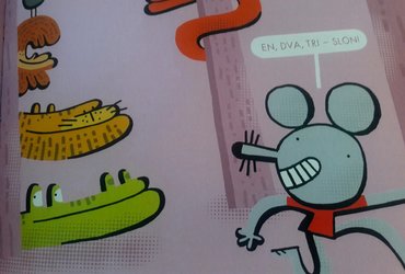 Čitalnica na dvorišču:En, dva, tri – slon! in Ne misli na slona! z avtorico Nino Mav Hrovat