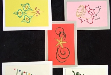 Vilinske ustvarjalnice: VEZENE VOŠČILNICE