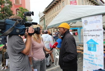 Obeležitev svetovnega dneva beguncev <em>Foto: Društvo Odnos</em>