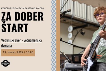 Koncert KUD Coda za dober štart
