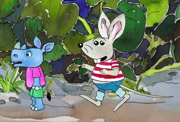 MARSOV KINO: Pikica, Koko in divji nosorog