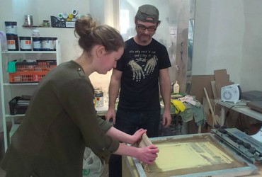 Brezplačni prikazi grafičnih tehnik <em>Foto: Društvo Hiša!</em>