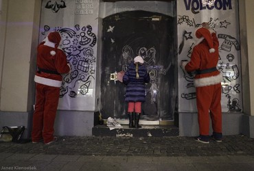 Pravljične ulice gostijo Miklavža <em>Foto: Društvo Hiša!</em>