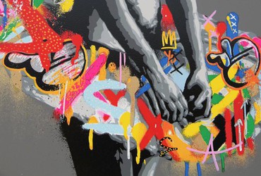 Sitotisk & sprejanje s šablonami <em>Foto: Društvo Hiša!</em>