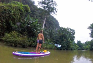 Špela Zupanc in Iris Učakar: Kako smo s supi raziskovali Tajsko? <em>Foto: Špela Zupanc in Andreja Počkaj</em>