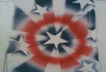 Vikend za sitotisk & sprejanje s šablonami <em>Foto: Društvo Hiša!</em>