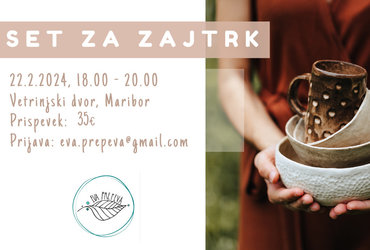 Delavnica z glino: Set za zajtrk