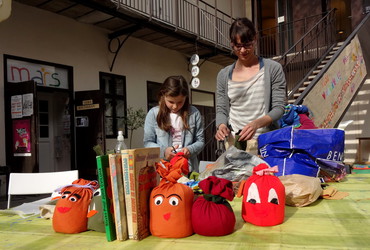 Čitalnica na dvorišču <em>Foto: Zavod Mars Maribor</em>