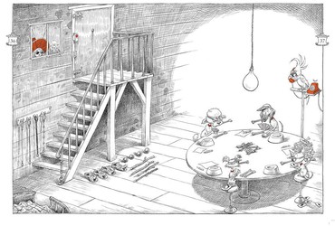 Čitalnica na dvorišču