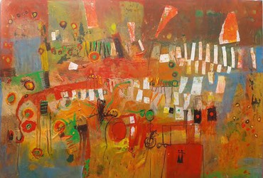 Liričnost barv na platnu