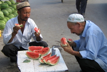 Aigul Hakimova in Damjan Jevšnik: Kirgizistan - Kirgizija <em>Foto: Društvo popotnikov Vagant</em>