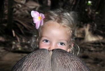 Mateja Mazgan: Z otroki po Sejšelih <em>Foto: Mateja Mazgan</em>