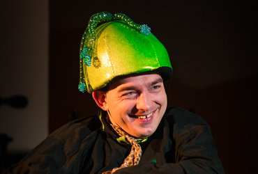 Lutkovna predstava MODRI KRALJ INUS & ustvarjalnice <em>Foto: Boštjan Vertuš</em>