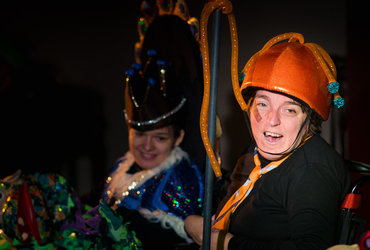 Lutkovna predstava MODRI KRALJ INUS & ustvarjalnice <em>Foto: Boštjan Vertuš</em>