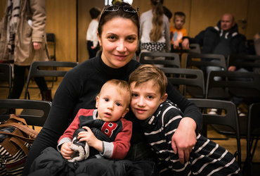 Lutkovna predstava MODRI KRALJ INUS & ustvarjalnice <em>Foto: Boštjan Vertuš</em>