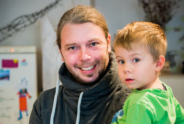 Lutkovna predstava MODRI KRALJ INUS & ustvarjalnice <em>Foto: Boštjan Vertuš</em>