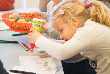 Lutkovna predstava MODRI KRALJ INUS & ustvarjalnice <em>Foto: Boštjan Vertuš</em>