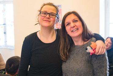 Lutkovna predstava MODRI KRALJ INUS & ustvarjalnice <em>Foto: Boštjan Vertuš</em>