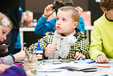Ustvarjalnice, čitalnica & koncert Zimska pesem <em>Foto: Filip Čerček</em>