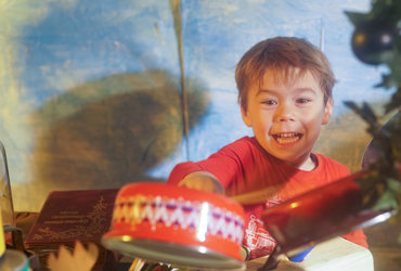 Knedl in škrat Bobek & ustvarjalnice <em>Foto: Boštjan Vertuš</em>