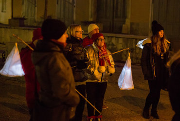Po poti Lumine: Osvetljena pot z delavnico »Pobarvajmo si svet« <em>Foto: Boštjan Selinšek </em>
