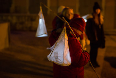 Po poti Lumine: Osvetljena pot z delavnico »Pobarvajmo si svet« <em>Foto: Boštjan Selinšek </em>