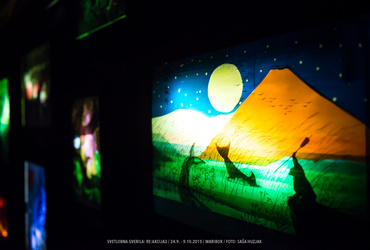 Tina Drčar - Električni kolaži <em>Foto: ©Saša Huzjak/Arhiv Vetrinjski dvor - Narodni dom Maribor</em>