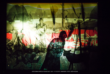 Tina Drčar - Električni kolaži <em>Foto: ©Saša Huzjak/Arhiv Vetrinjski dvor - Narodni dom Maribor</em>