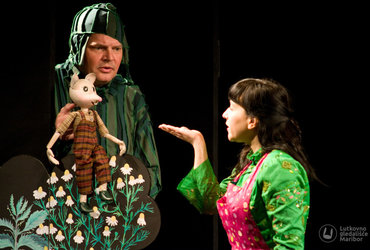 ZELIŠČA MALE ČAROVNICE IN SENČNE LUTKE <em>Foto: Arhiv Lutkovno gledališče Maribor</em>