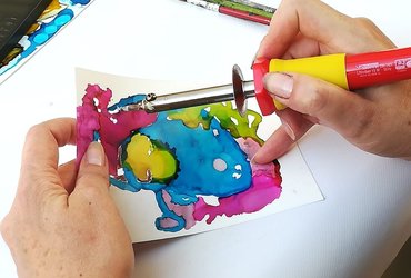 3D SLIKE Z ALKOHOLNIMI ČRNILI